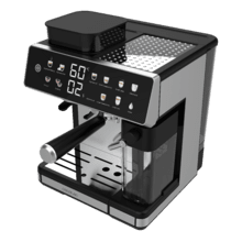 Power Espresso 20 Barista Grind & Latte Macchina del caffè Espresso Barista con macinacaffè e serbatoio del latte.