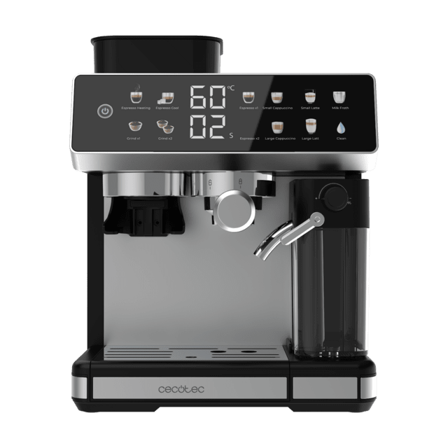 Power Espresso 20 Barista Grind & Latte Macchina del caffè Espresso Barista con macinacaffè e serbatoio del latte.