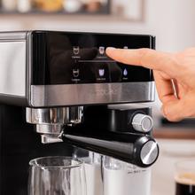 Power Espresso 20 Touch & Cream Cafetera semiautomática táctil con depósito de leche.