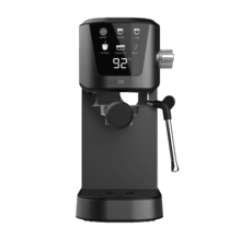 Power Espresso 20 Touch Espresso and cappuccino machine, with 20 bars and adjustable steam nozzle.