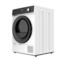 Bolero Dresscode Dry 8330 Secadora bomba de calor blanca con capacidad de 8kg, clase E (equivalente a clase A++), 15 programas y funciones como secado automático, Planchado Fácil, Stop&Go, Silence, Delay Start y KidLock