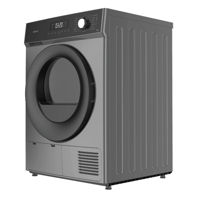 Bolero Dresscode Dry 8330 Steel Sèche-linge en acier inoxydable avec pompe à chaleur d’une capacité de 8 kg, classe E (avant A++), 15 programmes, avec séchage automatique, Repassage facile, Stop&Go, fonction Silence, Delay Start et KidLock