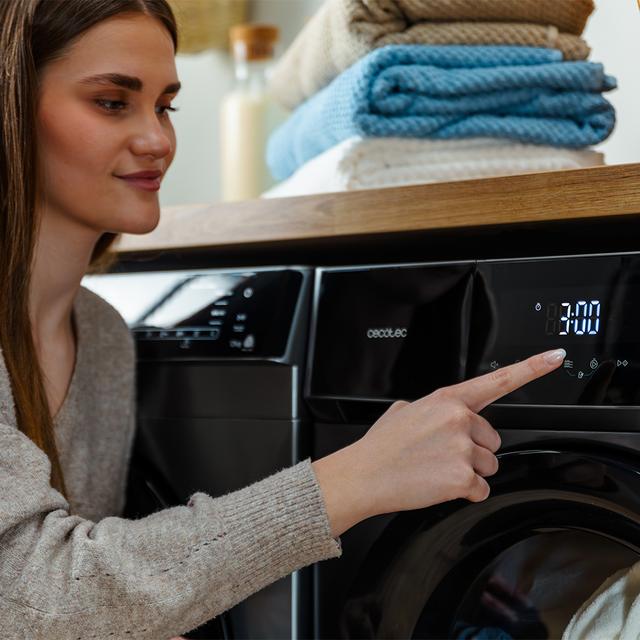 Bolero Dresscode Dry 8330 Steel Sèche-linge en acier inoxydable avec pompe à chaleur d’une capacité de 8 kg, classe E (avant A++), 15 programmes, avec séchage automatique, Repassage facile, Stop&Go, fonction Silence, Delay Start et KidLock