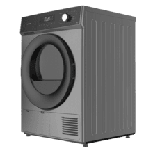 Bolero Dresscode Dry 9330 Steel Secadora bomba de calor steel con capacidad de 9kg, clase E (equivalente a clase A++), 15 programas y funciones como secado automático, Planchado Fácil, Stop&Go, Silence, Delay Start y KidLock
