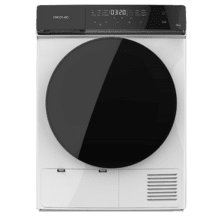Bolero DressCode Dry 8400 Max+ Secadora Bomba de calor blanca con 8 kg de capacidad, Clase E (antigua clase A++), Full Touch Control, 15 programas, secado automático, Planchado Fácil, Stop&Go, tambor inox, función Silence, Delay Start y KidLock