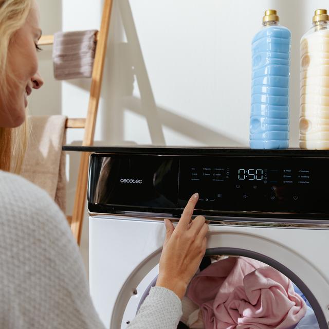 Bolero DressCode Dry 8400 Max+ Secadora Bomba de calor blanca con 8 kg de capacidad, Clase E (antigua clase A++), Full Touch Control, 15 programas, secado automático, Planchado Fácil, Stop&Go, tambor inox, función Silence, Delay Start y KidLock