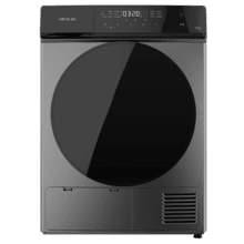 Bolero DressCode Dry 9400 Steel Secadora Bomba de calor steel de 9 kg, Clase E (antigua clase A++), Full Touch control, 15 programas, secado automático, Planchado Fácil, Stop&Go, tambor inox, función Silence, Delay Start, KidLock