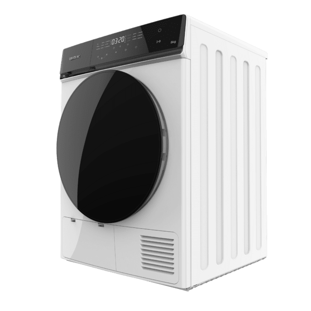 Bolero DressCode Dry 8400 Inverter Secadora Bomba de calor blanca de 8 kg, Clase C (antigua clase A+++), Motor Inverter Plus, Full Touch control, 15 programas, secado automático, Planchado Fácil, Stop&Go, tambor inox, función Silence, Delay Start, KidLock