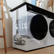 Bolero DressCode Dry 9400 Inverter Sèche-linge blanc de 9 kg avec pompe à chaleur, Classe C (anciennement A+++), Moteur Inverter Plus, Full Touch control, 15 programmes, séchage automatique, Repassage facile, Stop&Go, tambour en acier inoxydable, Fonction silence, Delay Start et KidLock