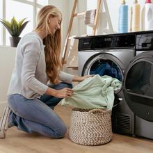 Bolero DressCode Dry 9400 Inverter Steel Secadora Bomba de calor steel de 9 kg, Clase C (antigua clase A+++), Motor Inverter Plus, Full Touch control, 15 programas, secado automático, Planchado Fácil, Stop&Go, tambor inox, función Silence, Delay Start y KidLock