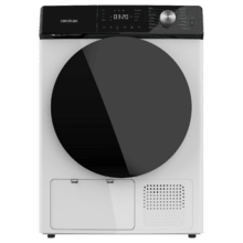 Bolero DressCode Dry 10355 Secadora bomba de calor blanca con capacidad de 10kg, clase E (Equivalente a clase A++), 14 programas con secado automático y funciones Spa Care, Planchado fácil, Pro Care, 4 niveles de intensidad de secado, tambor inox y Diamond Care, Delay Start, Stop&Go, KidLock y accesorio para zapatos