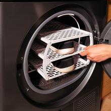 Bolero DressCode Dry 10355 Steel Secadora bomba de calor steel con capacidad de 10kg, clase E (Equivalente a clase A++), 14 programas con secado automático y funciones Spa Care, Planchado fácil, Pro Care, 4 niveles de intensidad de secado, tambor inox y Diamond Care, Delay Start, Stop&Go, KidLock y accesorio para zapatos