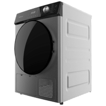 Bolero DressCode Dry 10355 Steel Secadora bomba de calor steel con capacidad de 10kg, clase E (Equivalente a clase A++), 14 programas con secado automático y funciones Spa Care, Planchado fácil, Pro Care, 4 niveles de intensidad de secado, tambor inox y Diamond Care, Delay Start, Stop&Go, KidLock y accesorio para zapatos