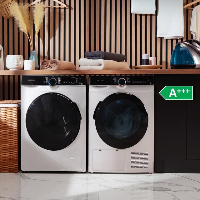 Bolero DressCode Dry 10505 Inverter Secadora bomba de calor color steel con capacidad de 10kg, clase C (equivalente a clase A+++), Motor Inverter Plus, certificación Woolmark, 14 programas, y funciones UV Care y Planchado Fácil