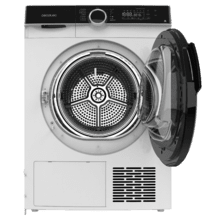 Bolero DressCode Dry 10505 Inverter Secadora bomba de calor color steel con capacidad de 10kg, clase C (equivalente a clase A+++), Motor Inverter Plus, certificación Woolmark, 14 programas, y funciones UV Care y Planchado Fácil