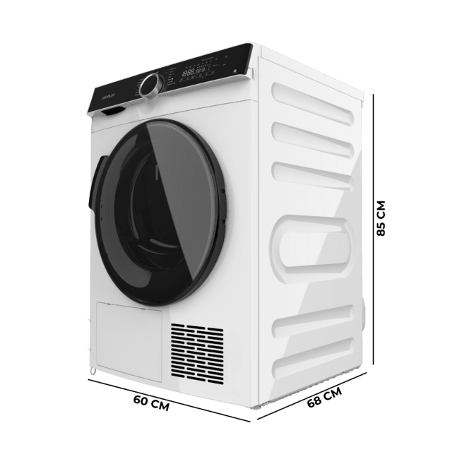 Bolero DressCode Dry 10505 Inverter Secadora bomba de calor color steel con capacidad de 10kg, clase C (equivalente a clase A+++), Motor Inverter Plus, certificación Woolmark, 14 programas, y funciones UV Care y Planchado Fácil