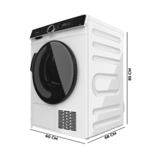 Bolero DressCode Dry 10505 Inverter Secadora bomba de calor color steel con capacidad de 10kg, clase C (equivalente a clase A+++), Motor Inverter Plus, certificación Woolmark, 14 programas, y funciones UV Care y Planchado Fácil