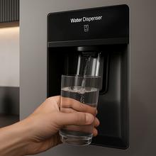 Bolero CoolMarket Combi 322i WD Inox E - Frigorífico Combi Acero Inoxidable con Dispensador de Agua, 322L, Ancho 59,5cm, Alto 185,5cm, Total NoFrost, Multi Airflow, HumidityFlex HUB y Puerta Reversible - Iluminación LED y Display Interior