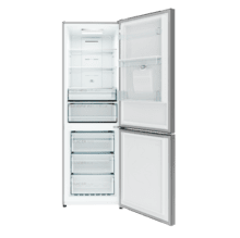 Bolero CoolMarket Combi 322i WD Inox E - Frigorífico Combi Acero Inoxidable con Dispensador de Agua, 322L, Ancho 59,5cm, Alto 185,5cm, Total NoFrost, Multi Airflow, HumidityFlex HUB y Puerta Reversible - Iluminación LED y Display Interior