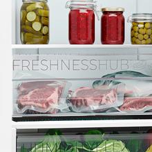 Bolero CoolMarket Combi 322i WD Inox E - Frigorífico Combi Acero Inoxidable con Dispensador de Agua, 322L, Ancho 59,5cm, Alto 185,5cm, Total NoFrost, Multi Airflow, HumidityFlex HUB y Puerta Reversible - Iluminación LED y Display Interior