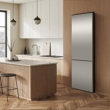 Bolero CoolMarket Combi 356i Inox E Cecotec Bolero CoolMarket Combi 356i Inox E - Frigorífico Combi Acero Inoxidable, 356L, Ancho 59,5cm, Alto 200cm, Total NoFrost, Multi Airflow, Fast Freezing, FreshnessFlex HUB, HumidityFlex HUB y Puerta Reversible - Iluminación LED y Display Interior