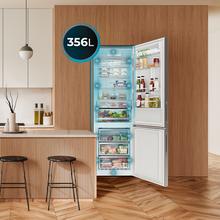Bolero CoolMarket Combi 356i Inox E Cecotec Bolero CoolMarket Combi 356i Inox E - Frigorífico Combi Acero Inoxidable, 356L, Ancho 59,5cm, Alto 200cm, Total NoFrost, Multi Airflow, Fast Freezing, FreshnessFlex HUB, HumidityFlex HUB y Puerta Reversible - Iluminación LED y Display Interior