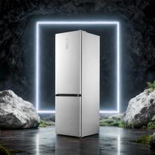 Bolero CoolMarket Combi 405 WL Elite Lunar Stone D - Frigorífico Combi Lunar Stone con interior Elite Grey y MAX INSIDE, MetalFlex Cooling, Fresh Flex, Elite Grey, ADF+ Antiolores, Display Full Color, Total NoFrost, Puerta Reversible, Compresor Inverter Plus, Ultra Silencioso 37dB, Modo ECO, Ultra Fast Freezing, Fast Cooling, Clase Energética D