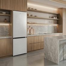 Bolero CoolMarket Combi 405 WL Elite Lunar Stone D - Frigorífico Combi Lunar Stone con interior Elite Grey y MAX INSIDE, MetalFlex Cooling, Fresh Flex, Elite Grey, ADF+ Antiolores, Display Full Color, Total NoFrost, Puerta Reversible, Compresor Inverter Plus, Ultra Silencioso 37dB, Modo ECO, Ultra Fast Freezing, Fast Cooling, Clase Energética D