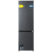 Bolero CoolMarket Combi 405 WL Elite Silex Stone D - Frigorífico Combi Silex Stone con interior Elite Grey y MAX INSIDE, MetalFlex Cooling, Fresh Flex, Elite Grey, ADF+ Antiolores, Display Full Color, Total NoFrost, Puerta Reversible, Compresor Inverter Plus, Ultra Silencioso 37dB, Modo ECO, Ultra Fast Freezing, Fast Cooling, Clase Energética D