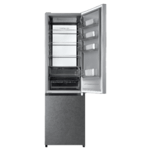 Bolero CoolMarket Combi 405 WL Elite Graphite Stone D - Frigorífico Combi Graphite Stone con interior Elite Grey y MAX INSIDE, MetalFlex Cooling, Fresh Flex, Elite Grey, ADF+ Antiolores, Display Full Color, Total NoFrost, Puerta Reversible, Compresor Inverter Plus, Ultra Silencioso 37dB, Modo ECO, Ultra Fast Freezing, Fast Cooling, Clase Energética D