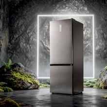 Bolero CoolMarket Combi 405 WL Elite Graphite Stone D Frigorífico Combi Graphite Stone com interior Elite Grey e MAX INSIDE, CoolMatrix, Fresh Flex, Elite Grey, Display Full Color, Total NoFrost, Porta Reversível, Compressor Inverter Plus, Ultra Silencioso 37dB, Modo ECO, Ultra Fast Freezing, Fast Cooling, Classe Energética D