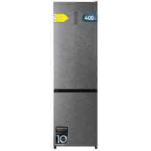 Bolero CoolMarket Combi 405 WL Elite Graphite Stone D - Frigorífico Combi Graphite Stone con interior Elite Grey y MAX INSIDE, MetalFlex Cooling, Fresh Flex, Elite Grey, ADF+ Antiolores, Display Full Color, Total NoFrost, Puerta Reversible, Compresor Inverter Plus, Ultra Silencioso 37dB, Modo ECO, Ultra Fast Freezing, Fast Cooling, Clase Energética D