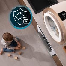 Bolero DressCode Dry 3500V Gold Secadora compacta de evacuação de 3 kg, cor branca com aro cromado dourado, secagem automática inteligente e Controlo Tátil, função UV Care, tambor de aço inoxidável e rotação bidirecional, Dry Shoe Rack e Delay Start