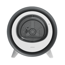 Bolero DressCode Dry 3500V Silver Secadora compacta de evacuación de 3 kg, color blanco con gris  cromado, secado automático inteligente y Control Touch, función UV Care, tambor inox con giro bidireccional y sistema anti-arrugas, Dry Shoe Rack y Delay Start