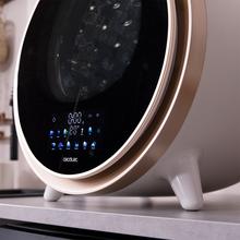 Bolero DressCode Dry 3600V Gold Secadora compacta de evacuación blanca de 3 kg de capacidad, detalle oro cromado, pantalla con iconos a color, 12 programas, secado automático, función vapor y UV Care, tambor Inox con giro bidireccional y sistema antiarrugas Anti-Wrinkle Motion, accesorio para zapatos y funciones Delay Start, KidLock, Modo Refresh.