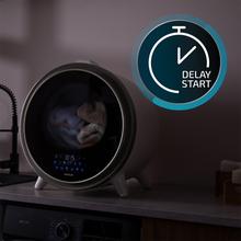 Bolero DressCode Dry 3600V Silver Secadora compacta de evacuación blanca de 3 kg de capacidad, detalle gris cromado, pantalla con iconos a color, 12 programas, secado automático, función vapor y UV Care, tambor Inox con giro bidireccional y sistema antiarrugas Anti-Wrinkle Motion, accesorio para zapatos y funciones Delay Start, KidLock, Modo Refresh.