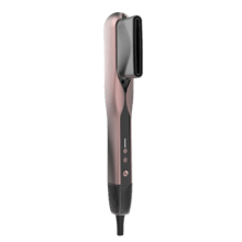 AirLisse 2in1 ForceDry Black Plancha de aire con flujo potente de 19,7 m/s, cabezales imantados, para todo tipo de cabellos, función plasma, motor brushless, 4 temperaturas y 2 velocidades de aire.