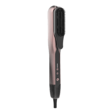 AirLisse 2in1 ForceDry Black Plancha de aire con flujo potente de 19,7 m/s, cabezales imantados, para todo tipo de cabellos, función plasma, motor brushless, 4 temperaturas y 2 velocidades de aire.