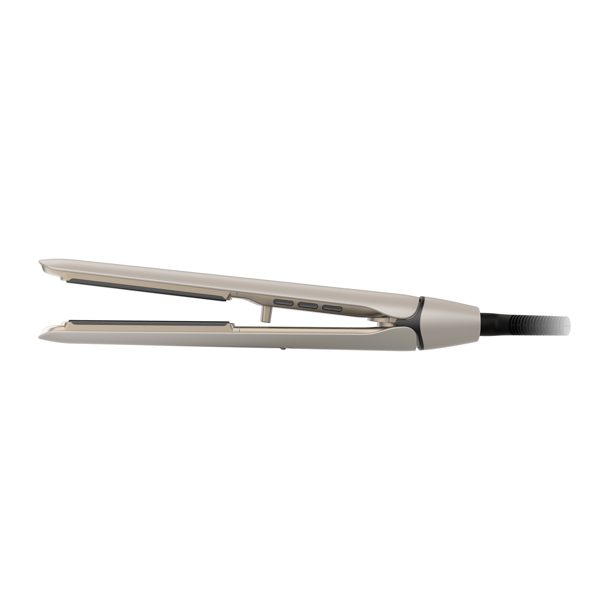 Plancha CECOTEC Lisse 880 HidraProtect vista lateral con placas flotantes