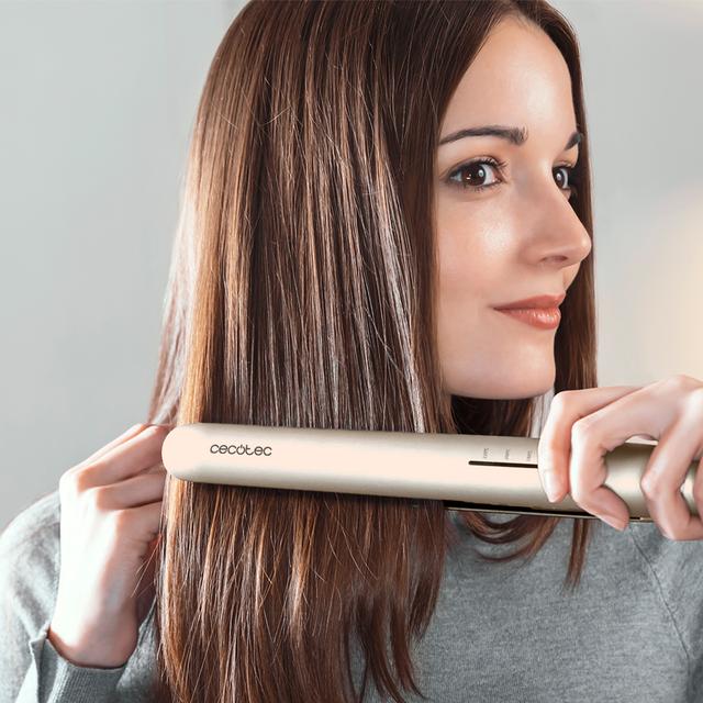 Lisse 880 HidraProtect Plancha de pelo de turmalina con revestimiento de queratina y aceite de Argán y función Pro Ionizer.
