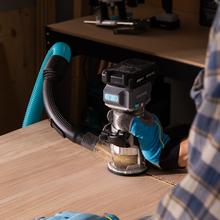 MultiShape 2000 Liberty Fresadora 21V 4Ah. Motor sin escobillas. Incluye 5 fresas y cabezales de diferentes tamaños. Velocidad y profundidad regulable. Incluye tope paralelo.