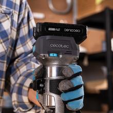 MultiShape 2000 Liberty Fresadora 21V 4Ah. Motor sin escobillas. Incluye 5 fresas y cabezales de diferentes tamaños. Velocidad y profundidad regulable. Incluye tope paralelo.