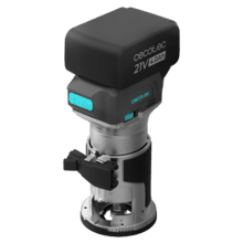 MultiShape 2000 Liberty Fresadora 21V 4Ah. Motor sin escobillas. Incluye 5 fresas y cabezales de diferentes tamaños. Velocidad y profundidad regulable. Incluye tope paralelo.