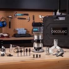 MultiShape 2000 Liberty Fresadora 21V 4Ah. Motor sin escobillas. Incluye 5 fresas y cabezales de diferentes tamaños. Velocidad y profundidad regulable. Incluye tope paralelo.