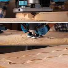 MultiShape 900 Inmersion Große Oberfräse mit 1200 W Leistung. Inklusive 5 Bohrer. Kompatibel mit großen und kleinen Fräsern. Einstellbare Tiefe bis 55 mm. Einstellbare Geschwindigkeit.