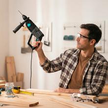 PowerForce 4000 Atomic Martillo percutor SDS ligero. 3J potencia de impacto. Potencia 800W. 3in1. Adaptador brocas convencionales. Incluye brocas y cinceles. Maletín. Cable 3m.