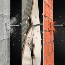 PowerForce 4000 Atomic Martillo percutor SDS ligero. 3J potencia de impacto. Potencia 800W. 3in1. Adaptador brocas convencionales. Incluye brocas y cinceles. Maletín. Cable 3m.