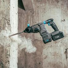 PowerForce 8000 ShockAbsorber Killer SDS-Plus-Bohrhammer mit NEX21-Akku. Brushless-Motor. 3 J Schlagkraft. 3-in-1. Shock Absorber. Einstellbare Geschwindigkeit. Adapter für herkömmliche Bohrer. Inklusive Koffer, Bohrer und Meißel.
