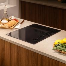 Bolero Squad IH 2200 FullFlex Placa de inducción compacta de 1 zona FullFlex con campana extractora integrada, potencia máx. de 3500W, 9 niveles de potencia con Booster, Stop&Go, Succión 500m3/h, 4 velocidades con Función Booster, Touch Control.