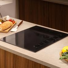 Bolero Squad IH 2200 FullFlex ShieldGlassPlaque à induction compacte 1 foyer FullFlex avec hotte aspirante intégrée, finition ShieldGlass, puissance maximale de 3500 W, 9 niveaux de puissance avec Booster, Stop&Go, aspiration de 500 m3/h, 4 vitesses avec fonction Booster, Touch Control.